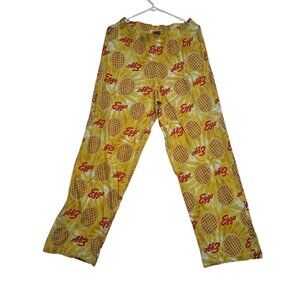 Kellogg's Eggo Men's Pajama Pants Large | Fun Waffle Print | 100% Cotton